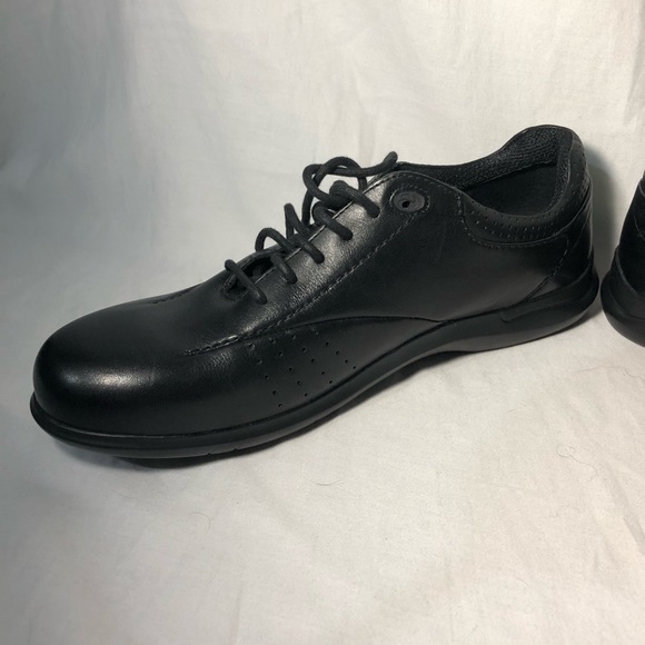 Aravon Farren Black Leather Lace-Up Women's 13 2A - Picture 5 of 8